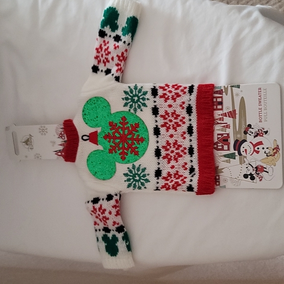 Disney Other - MICKEY MOUSE  CHRISTMAS BOTTLE SWEATER